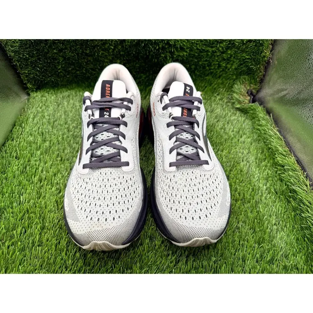 Brooks Adrenaline GTS 24 1204261D030 Athletic Shoes Women's 11.5D White Mesh Gym